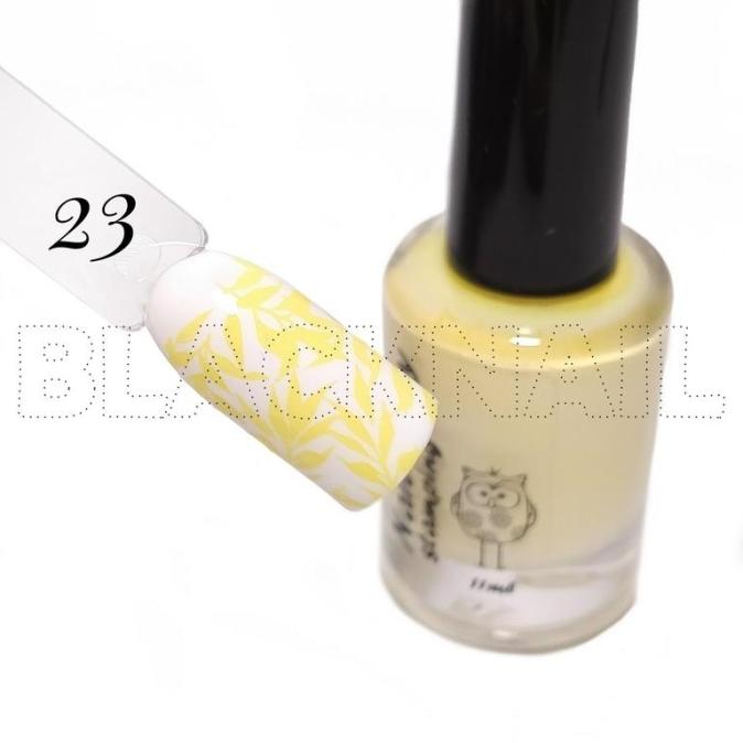 Лак для стемпинга Nail Story светло-желтый №23 11 ml
