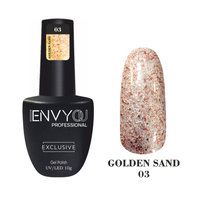 ENVY, Гель-лак Golden Sand №03, 10мл