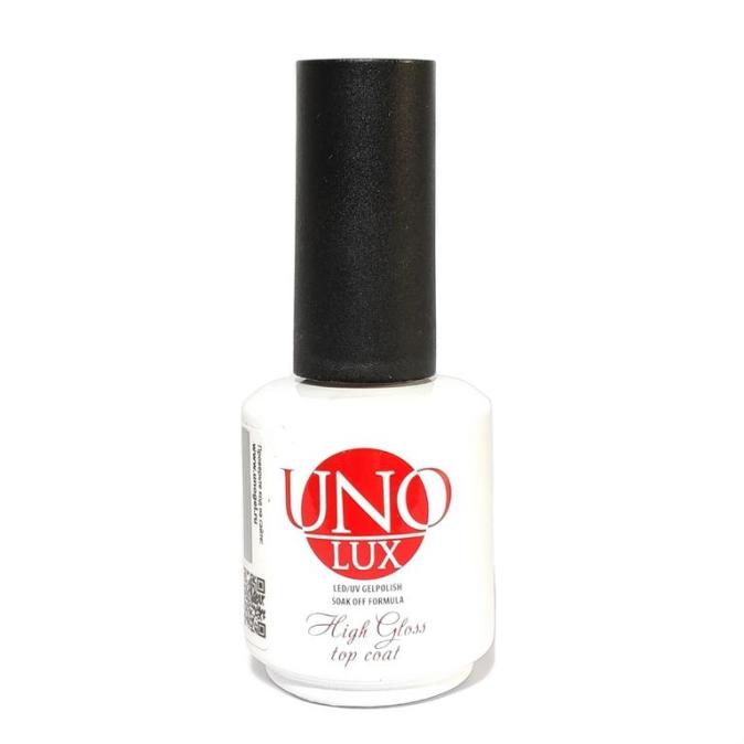 Топ без липкого слоя UNO Lux High Gloss Top Coat 15 ml