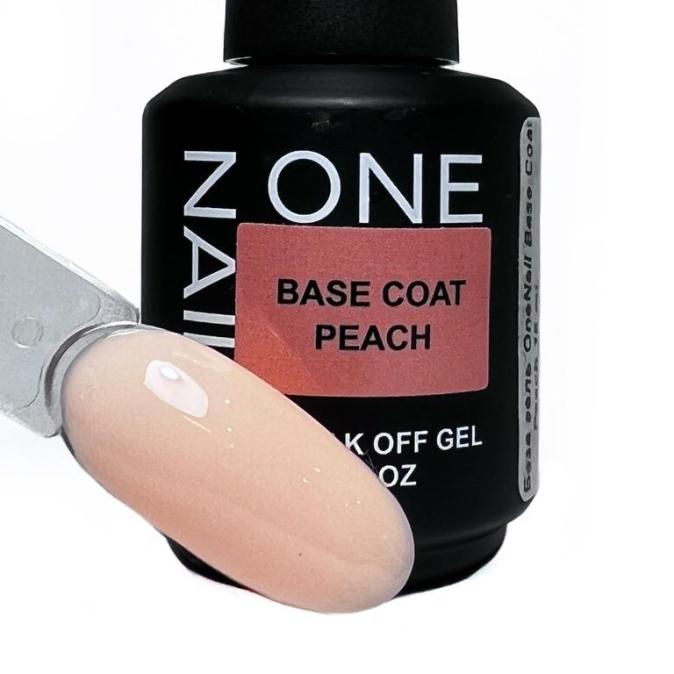 База для гель-лака OneNail Base Coat Peach 15 ml