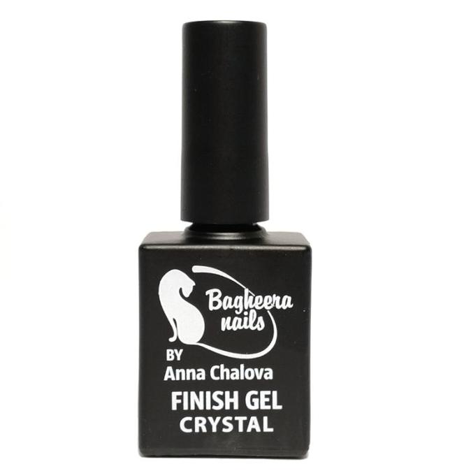 Топ без липкого слоя Bagheera Nails B-12 Finish gel Crystal 10 ml