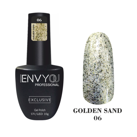 ENVY, Гель-лак Golden Sand №06, 10мл