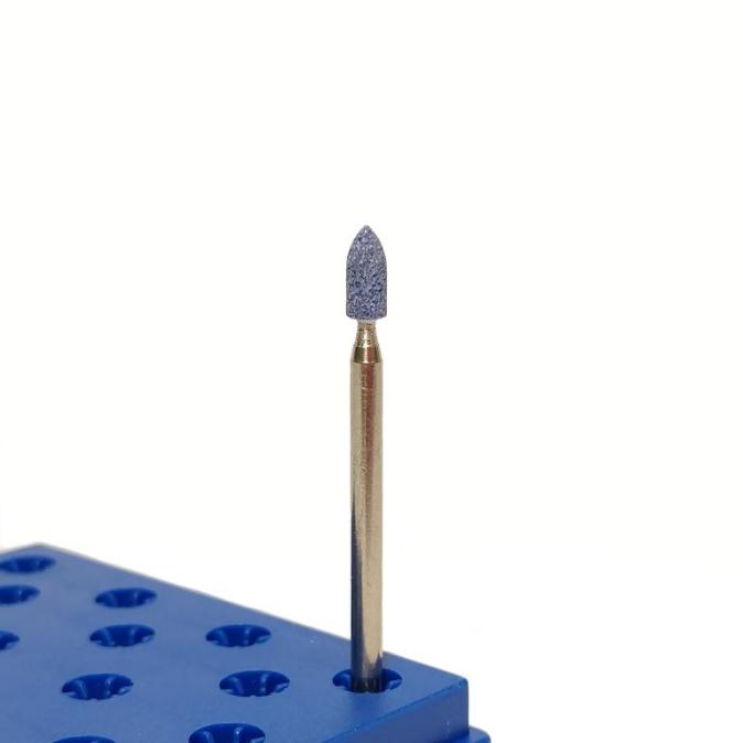 Фреза корундовая капля синяя 3 мм длина 6 мм